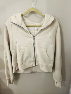 lululemon Scuba Oversized Full-Zip Hoodie Cream XS/S
